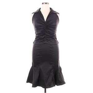 Tadashi Collection Vintage Black Cocktail Dress Fit & Flare Size 4